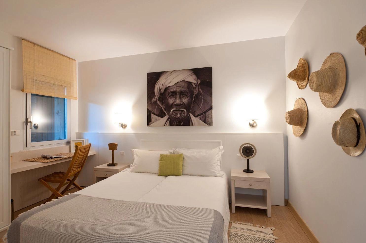 Les chambres confortables de nos appartements à louer à Santa Giulia