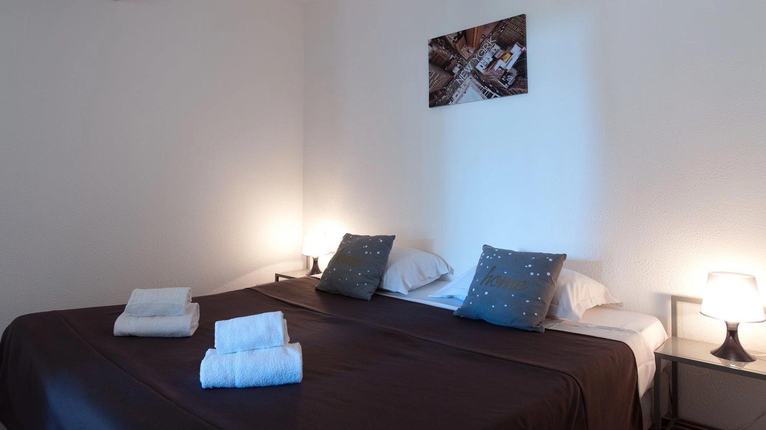 Chambre cosy dans nos appartements à Santa Giulia