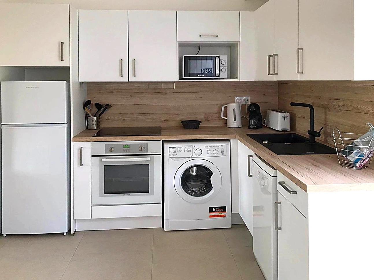 Cuisine équipée dans nos villas spa à Santa Giulia